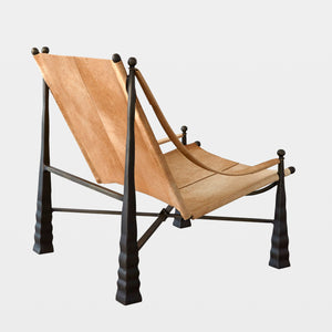 Global Views Cognac Chair – angle view