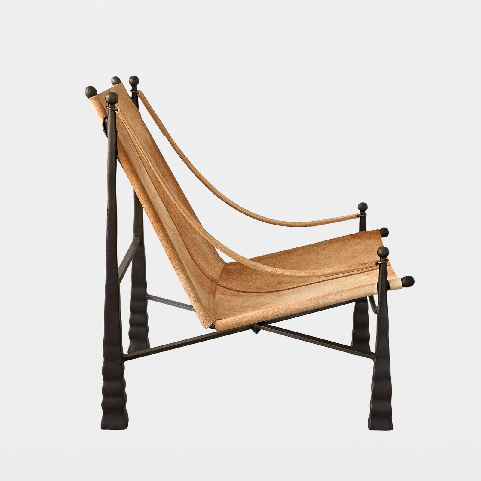 Global Views Cognac Chair – side view