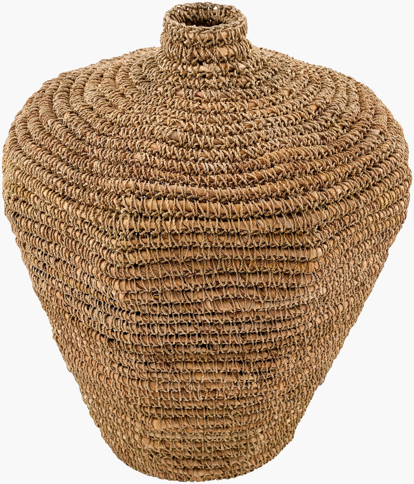 Chiya Vase 16" H Brown – front view