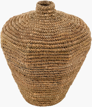 Chiya Vase 16" H Brown – front view