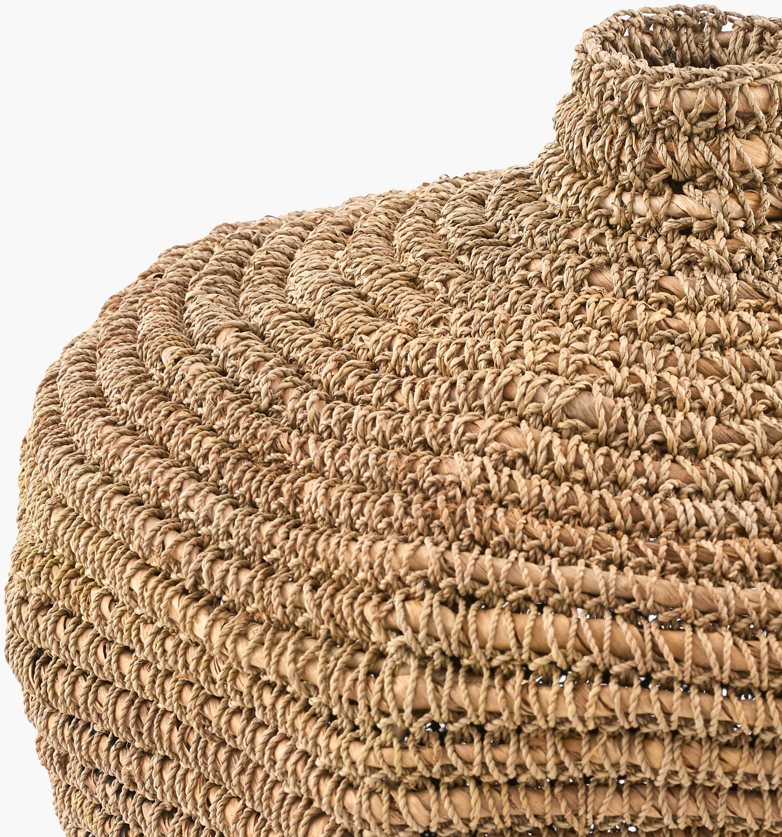Chiya Vase 16" H Brown – corner view