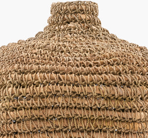Chiya Vase 16" H Brown – top view