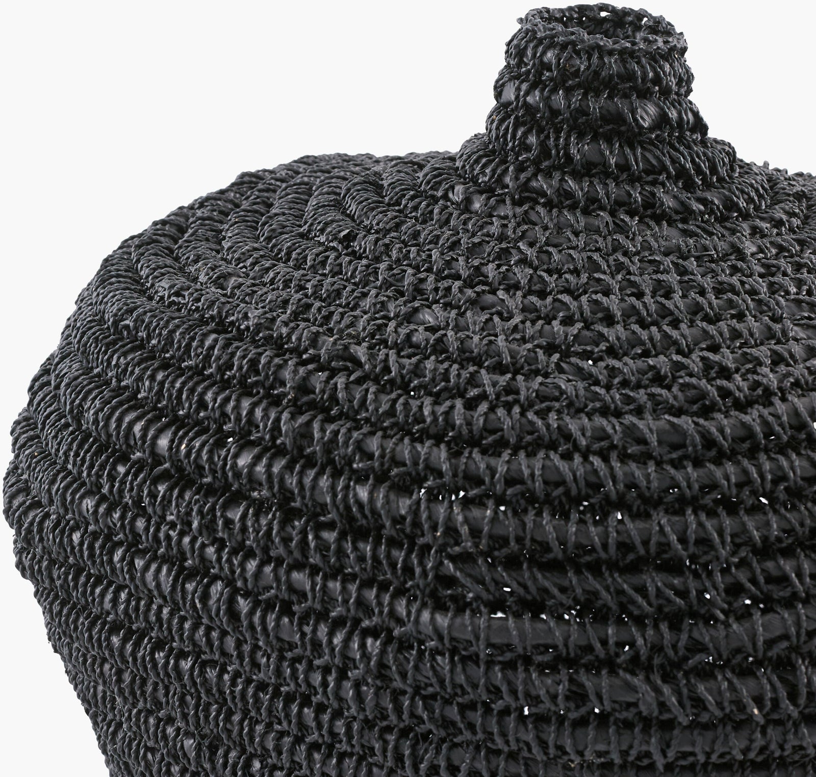 Chiya Vase 21" H Black – corner view