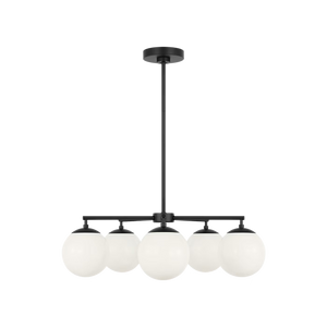 Nube Five Light Chandelier With LED Bulbs