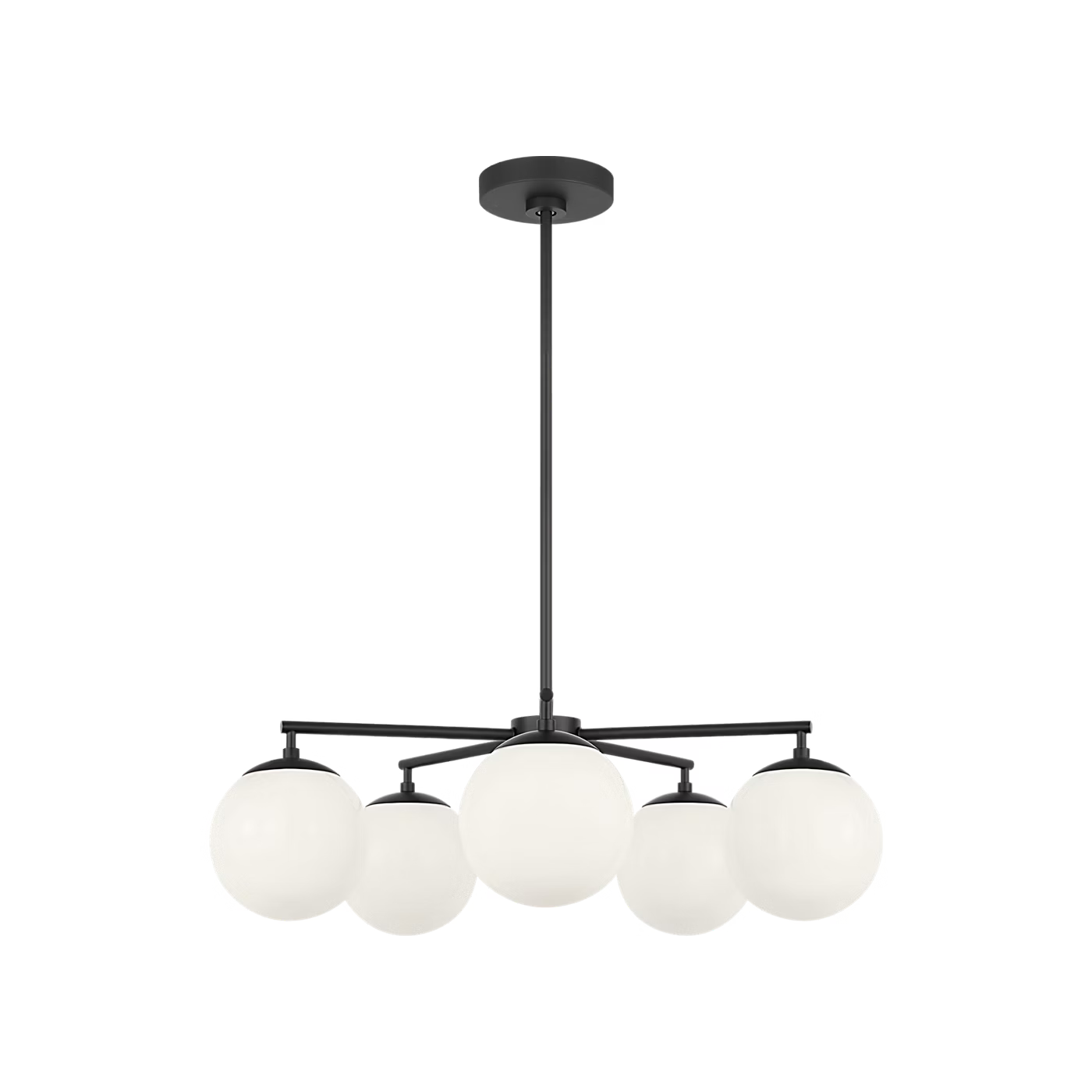 Nube Five Light Chandelier With LED Bulbs