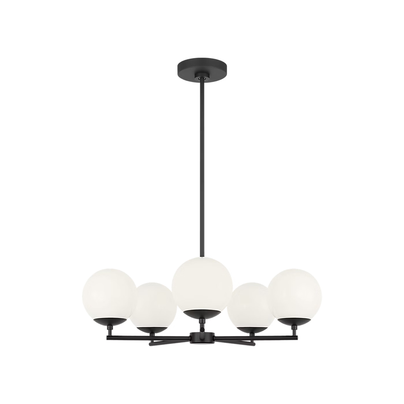 Nube Five Light Chandelier With LED Bulbs
