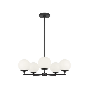 Nube Five Light Chandelier With LED Bulbs