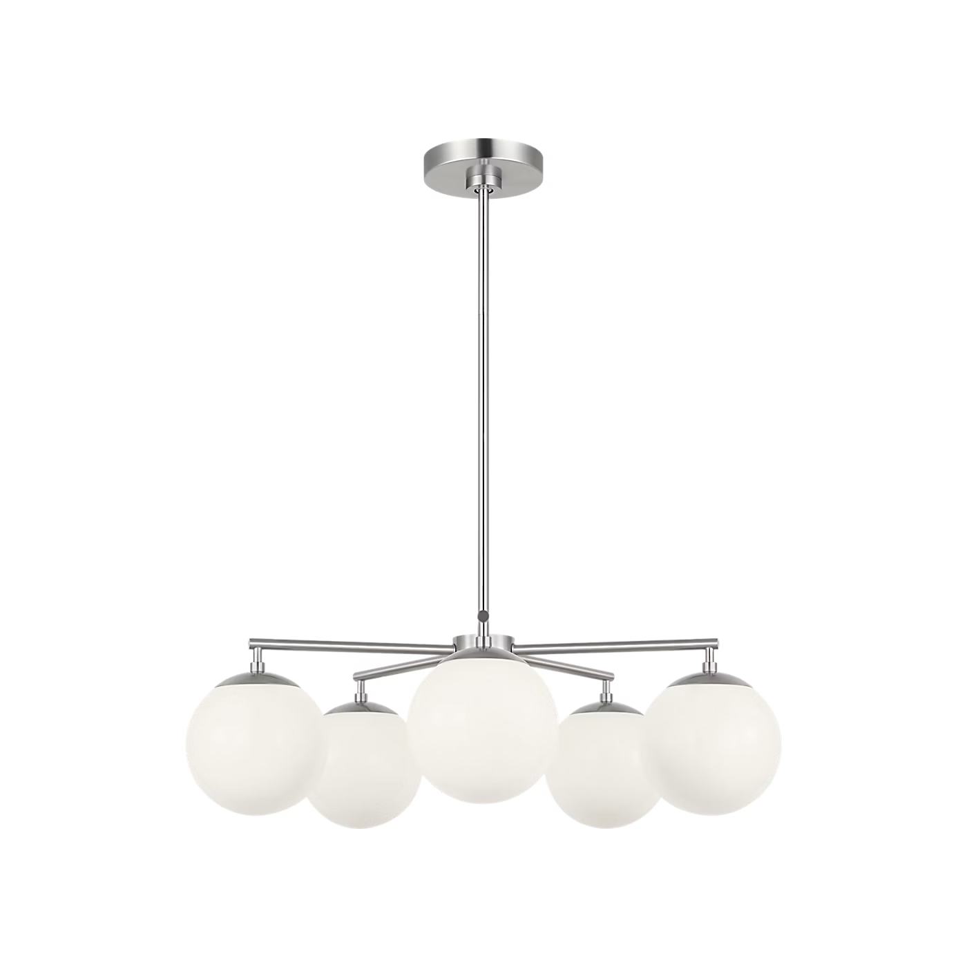 Nube Five Light Chandelier With LED Bulbs