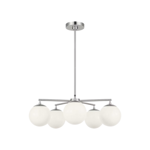 Nube Five Light Chandelier With LED Bulbs