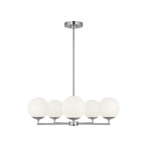 Nube Five Light Chandelier With LED Bulbs