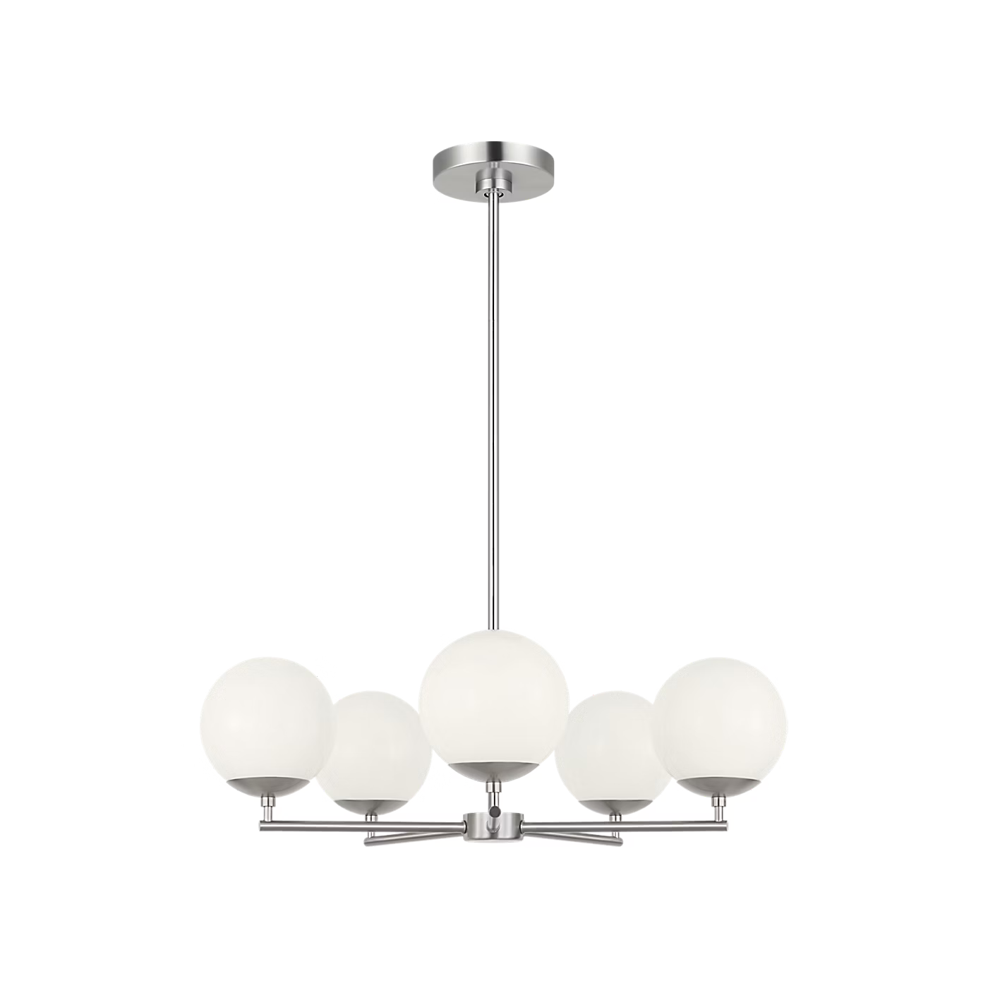 Nube Five Light Chandelier With LED Bulbs