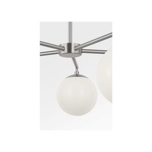 Nube Five Light Chandelier With LED Bulbs