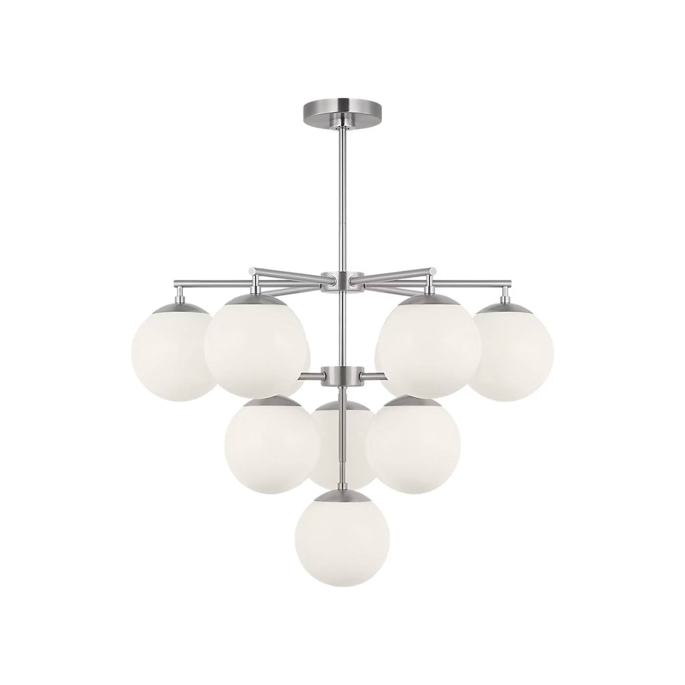 Nube Ten Light Chandelier With LED Bulbs