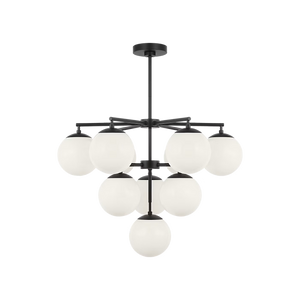 Nube Ten Light Chandelier With LED Bulbs