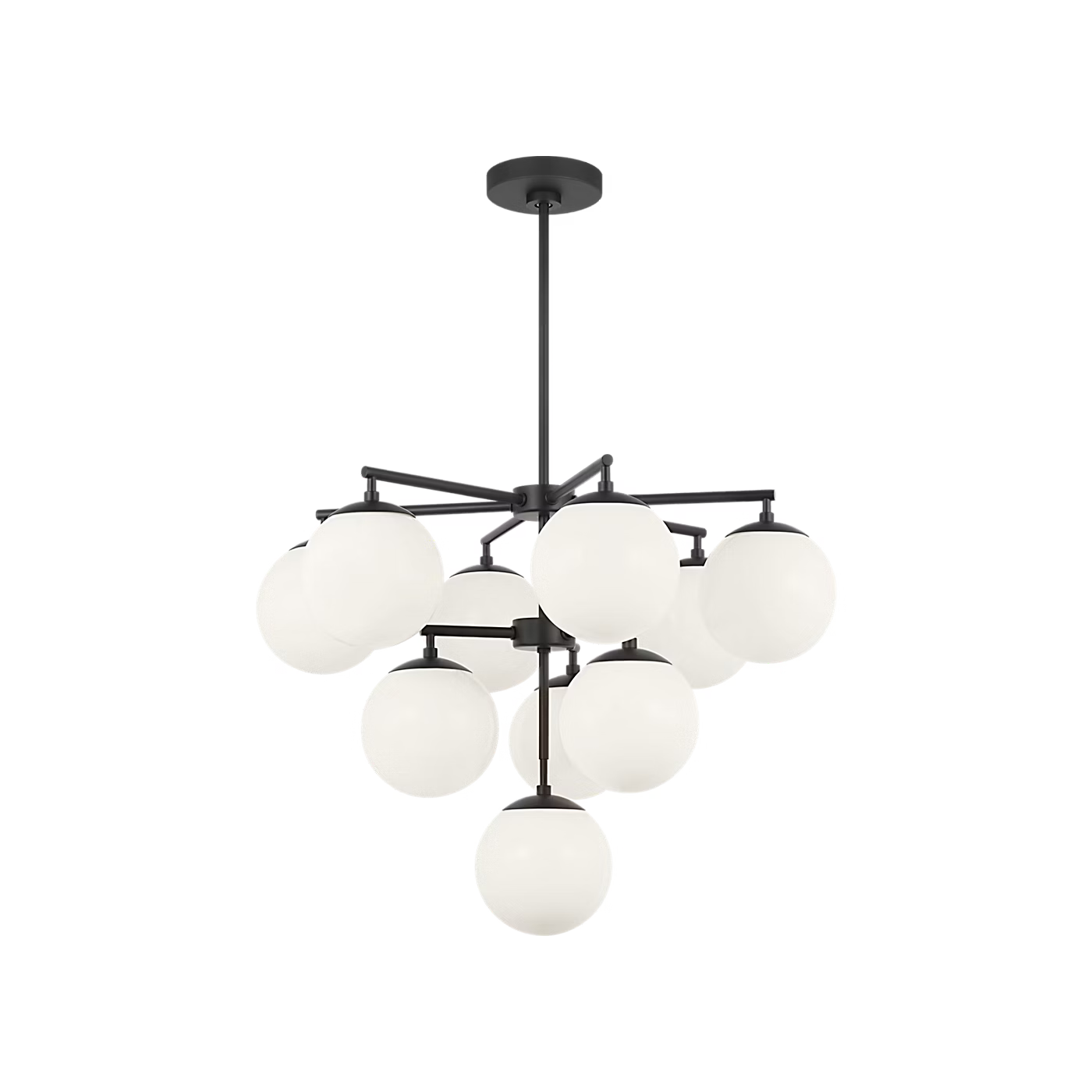 Nube Ten Light Chandelier With LED Bulbs