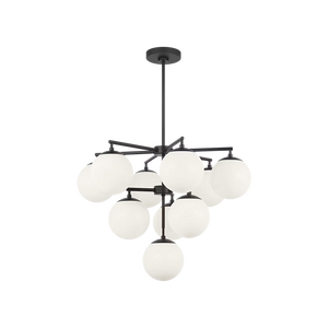 Nube Ten Light Chandelier With LED Bulbs