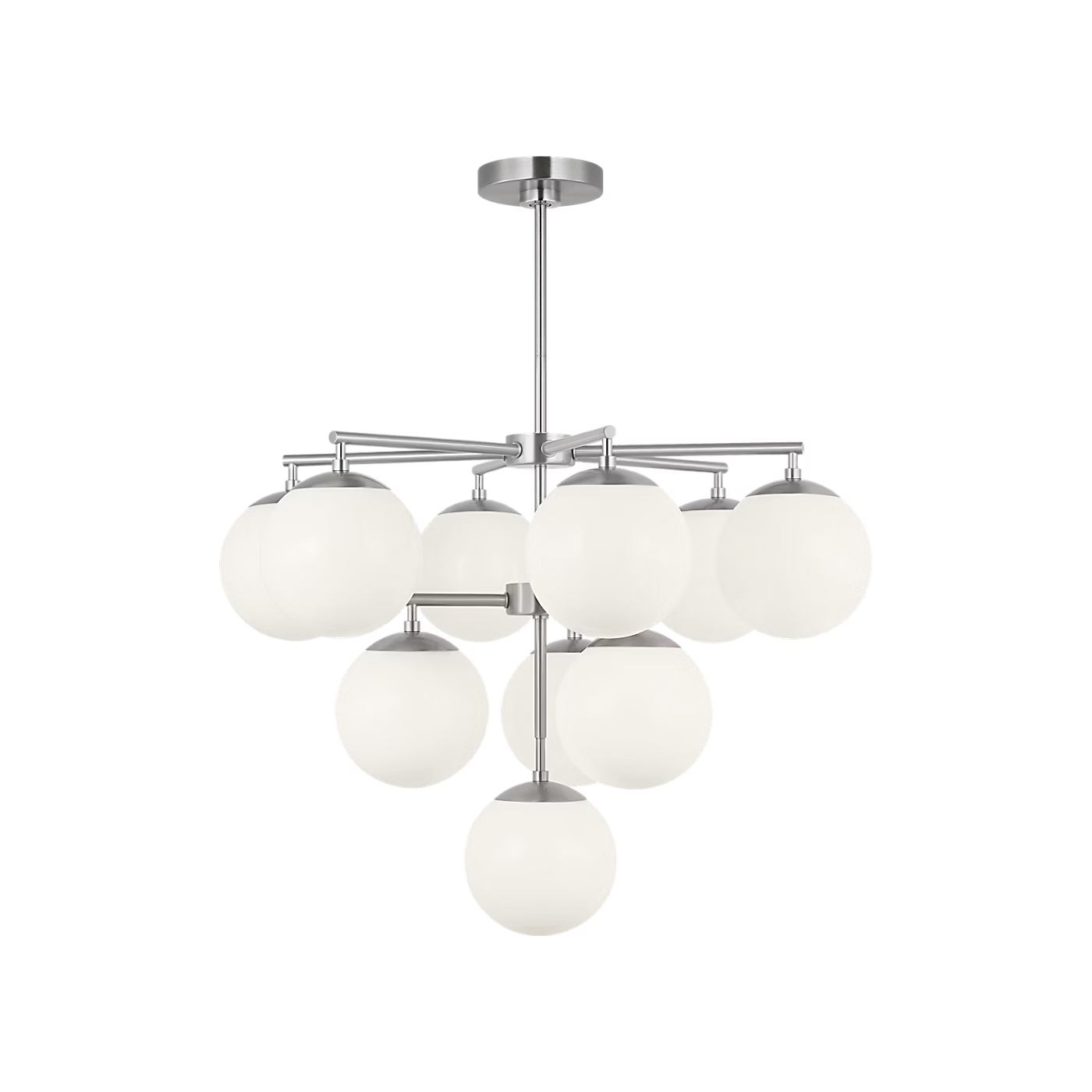 Nube Ten Light Chandelier With LED Bulbs