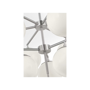 Nube Ten Light Chandelier With LED Bulbs