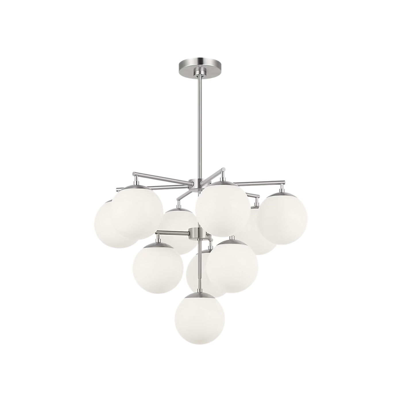 Nube Ten Light Chandelier With LED Bulbs