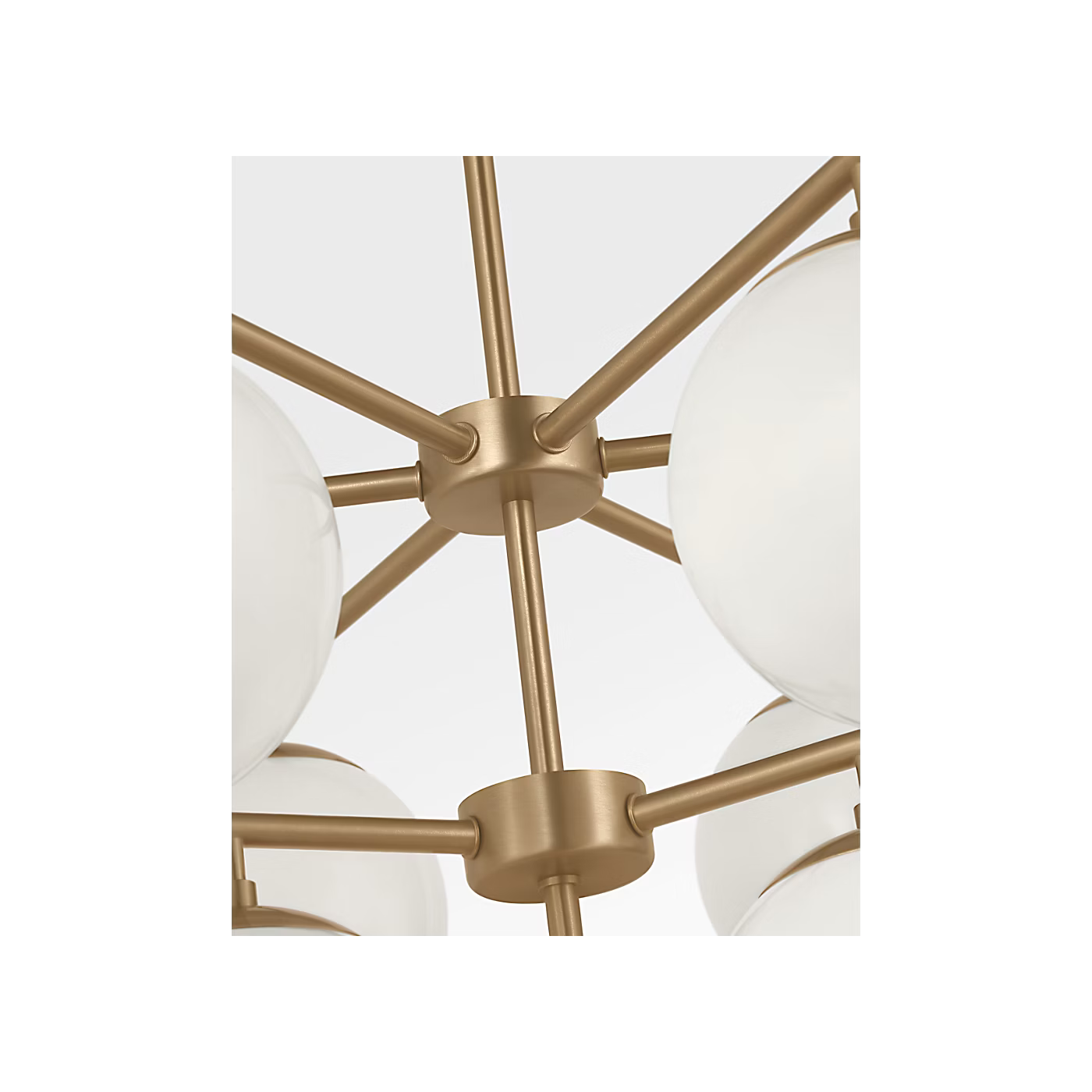 Nube Ten Light Chandelier With LED Bulbs