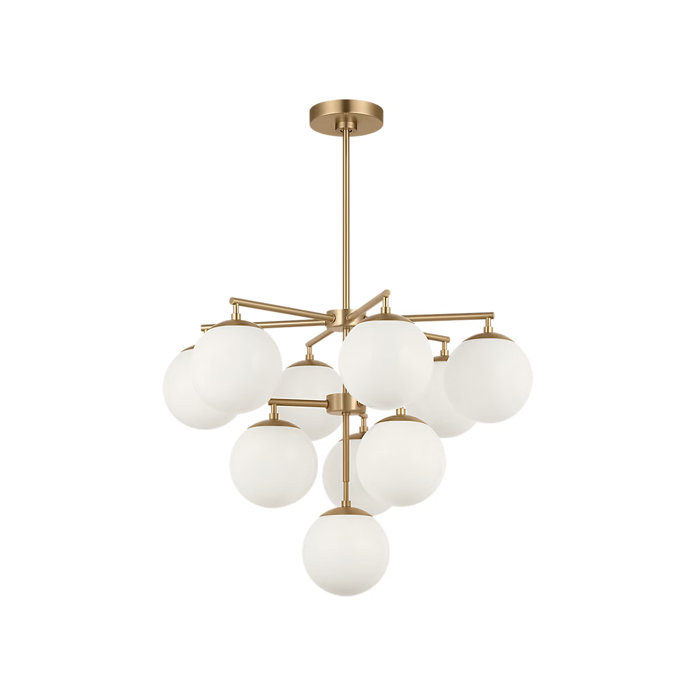 Nube Ten Light Chandelier With LED Bulbs