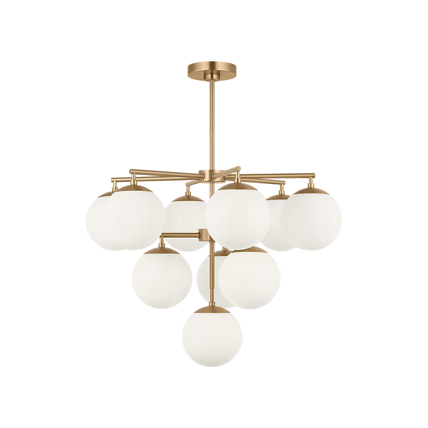 Nube Ten Light Chandelier With LED Bulbs