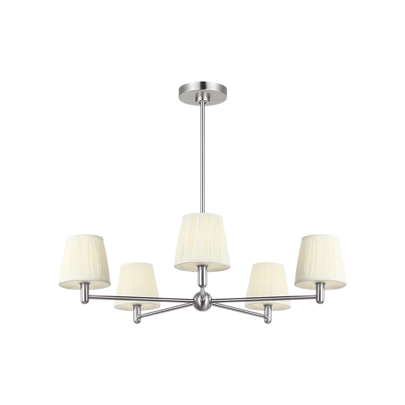 Vilera Five Light Chandelier With LED Bulbs