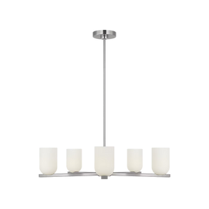 Neblina Five Light Chandelier With LED Bulbs