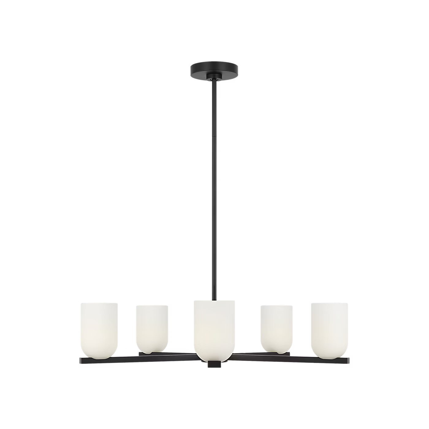Neblina Five Light Chandelier With LED Bulbs