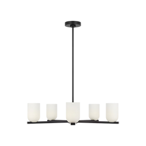 Neblina Five Light Chandelier With LED Bulbs