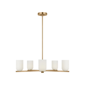 Neblina Five Light Chandelier With LED Bulbs
