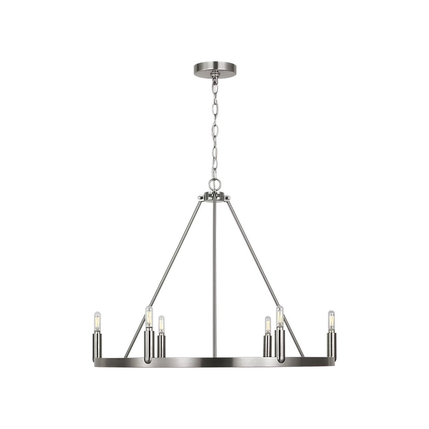 Mirla Six Light Chandelier With LED Bulbs