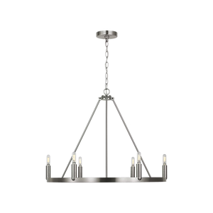 Mirla Six Light Chandelier With LED Bulbs