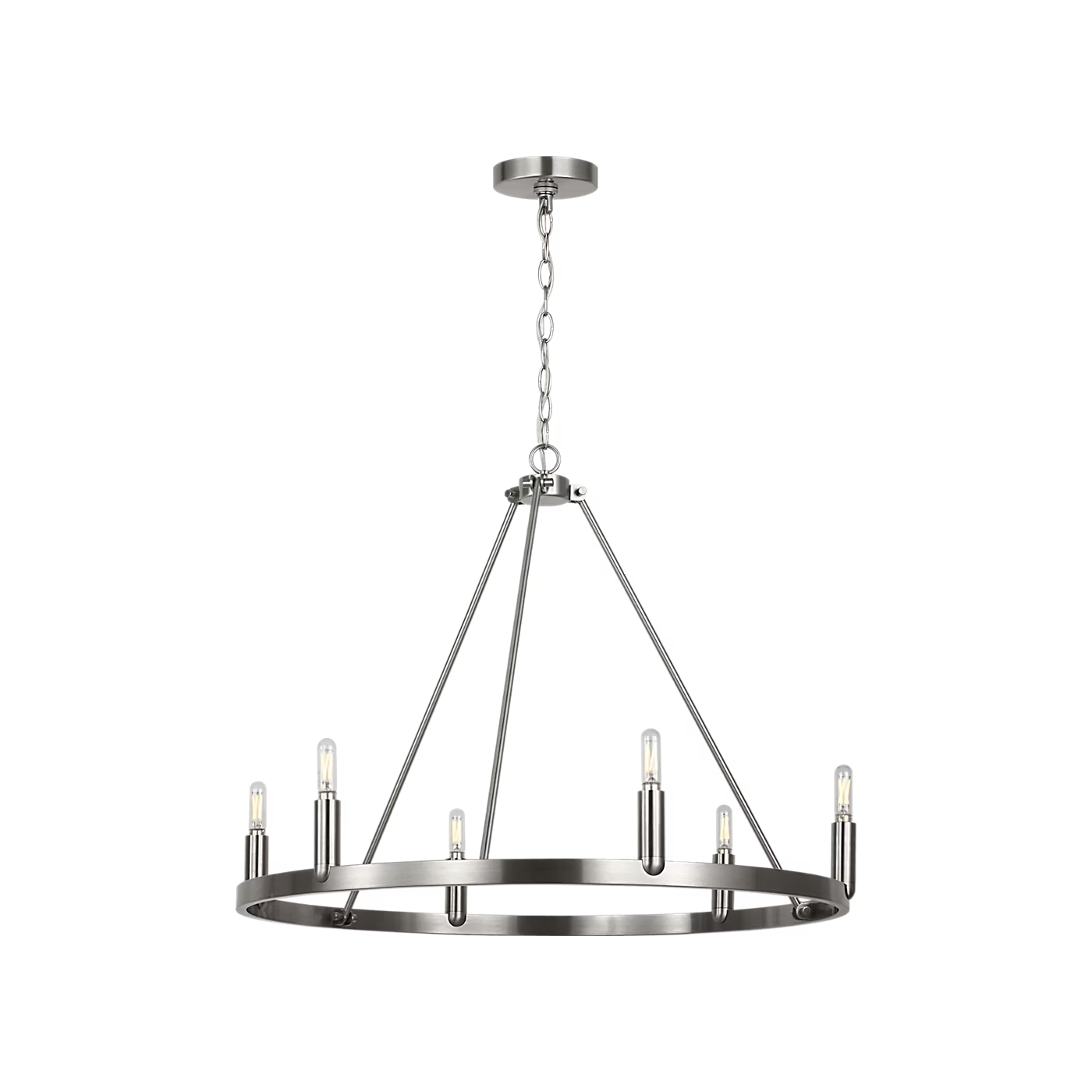 Mirla Six Light Chandelier With LED Bulbs