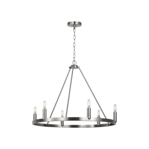 Mirla Six Light Chandelier With LED Bulbs