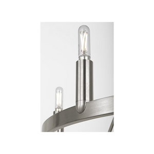 Mirla Six Light Chandelier With LED Bulbs