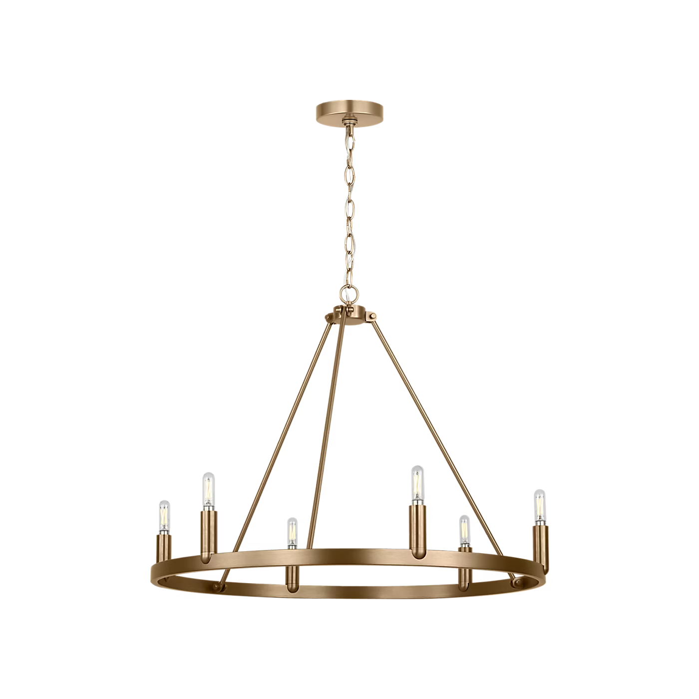 Mirla Six Light Chandelier With LED Bulbs