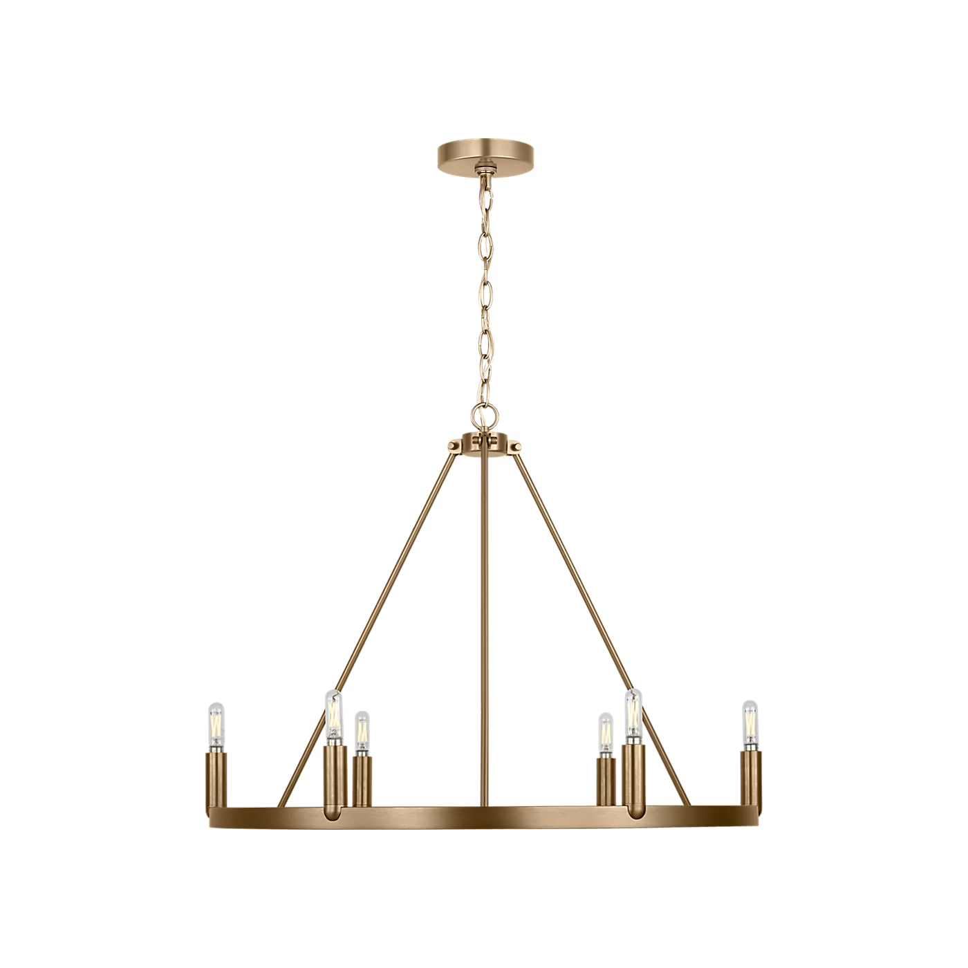 Mirla Six Light Chandelier With LED Bulbs