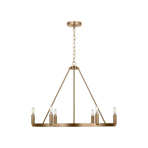 Mirla Six Light Chandelier With LED Bulbs