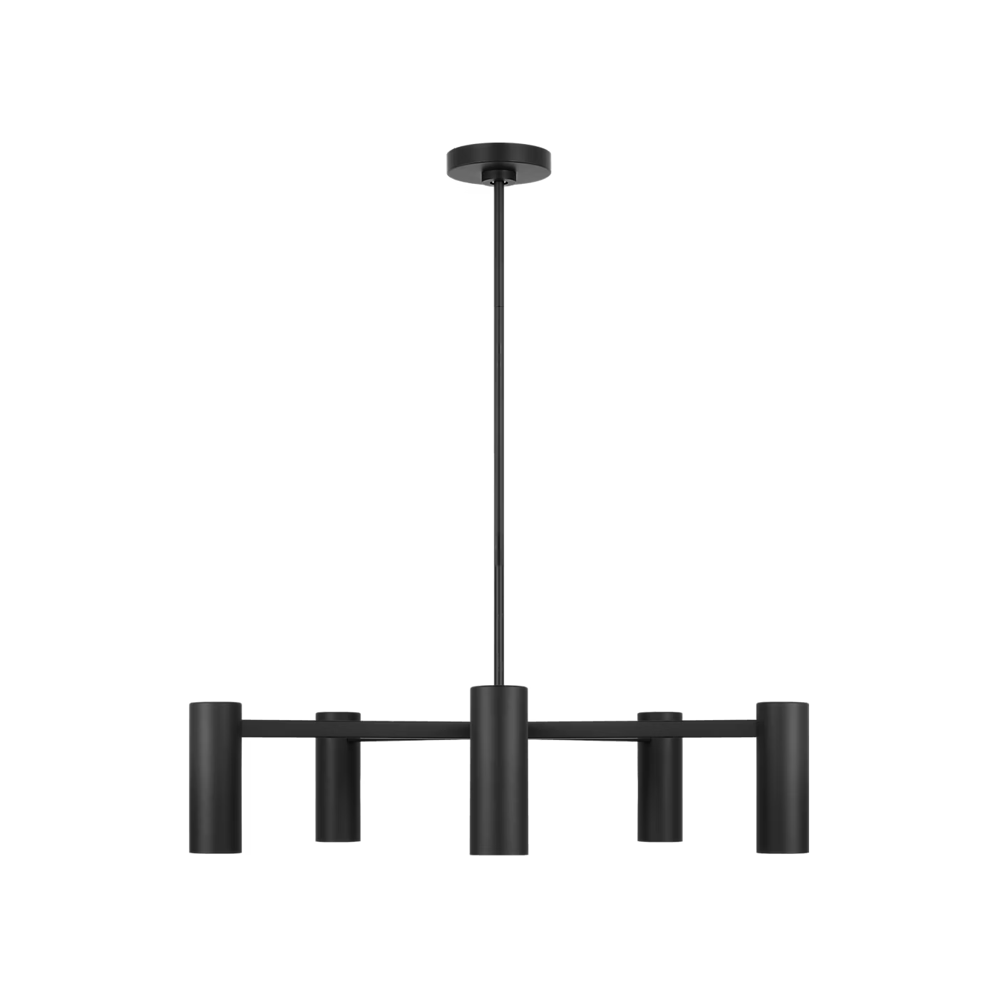 Zentro Five Light Chandelier With LED Bulbs