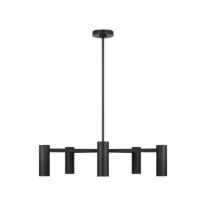 Zentro Five Light Chandelier With LED Bulbs