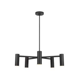 Zentro Five Light Chandelier With LED Bulbs