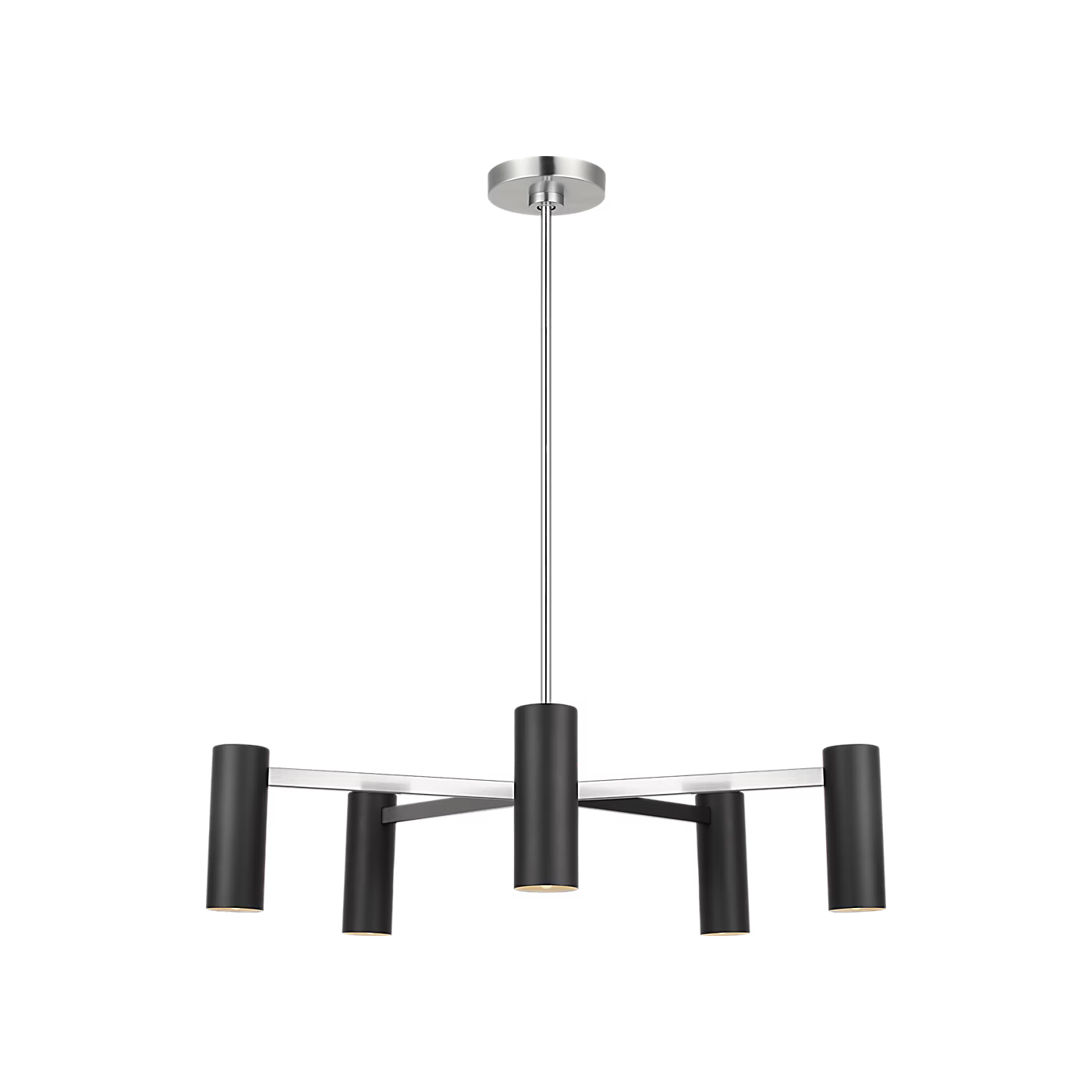 Zentro Five Light Chandelier With LED Bulbs