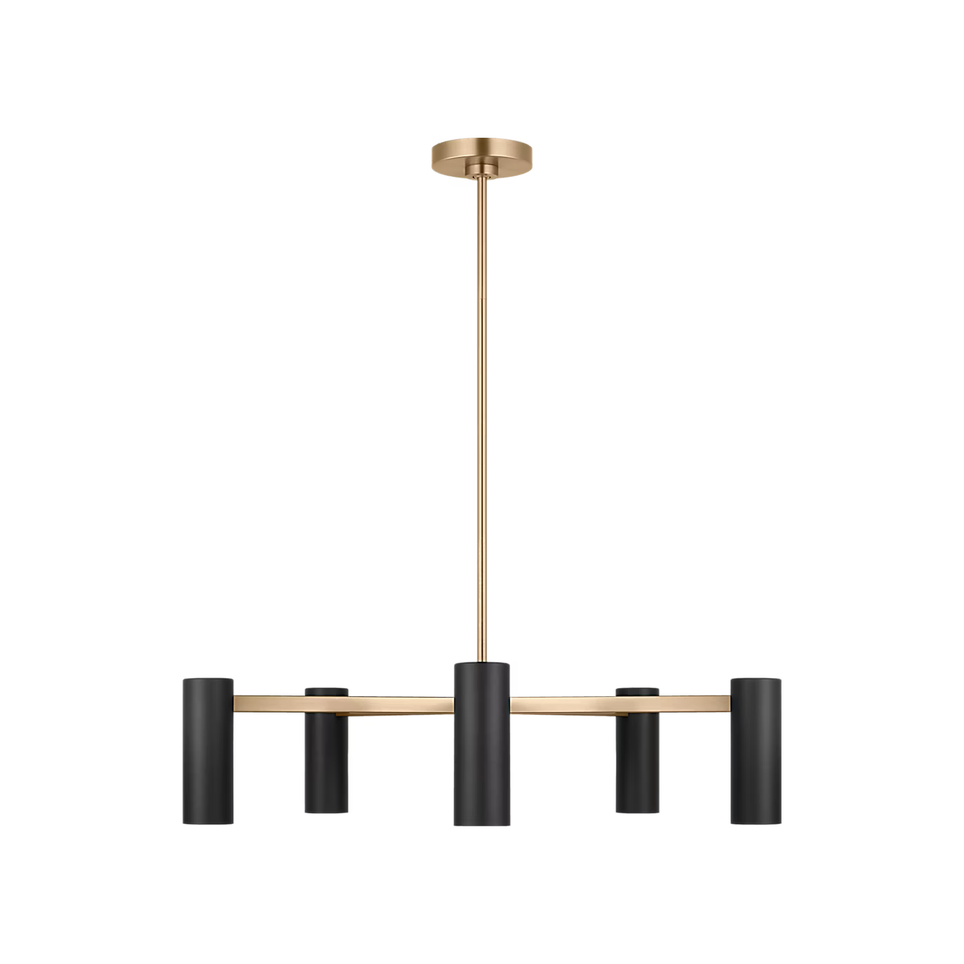 Zentro Five Light Chandelier With LED Bulbs
