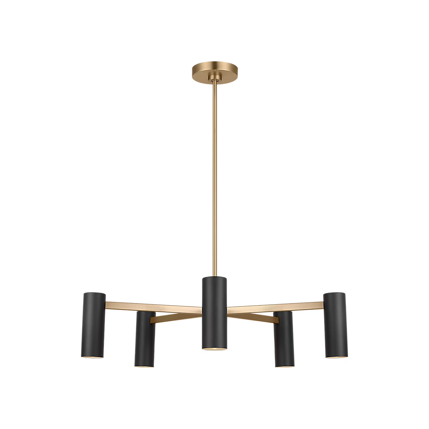 Zentro Five Light Chandelier With LED Bulbs