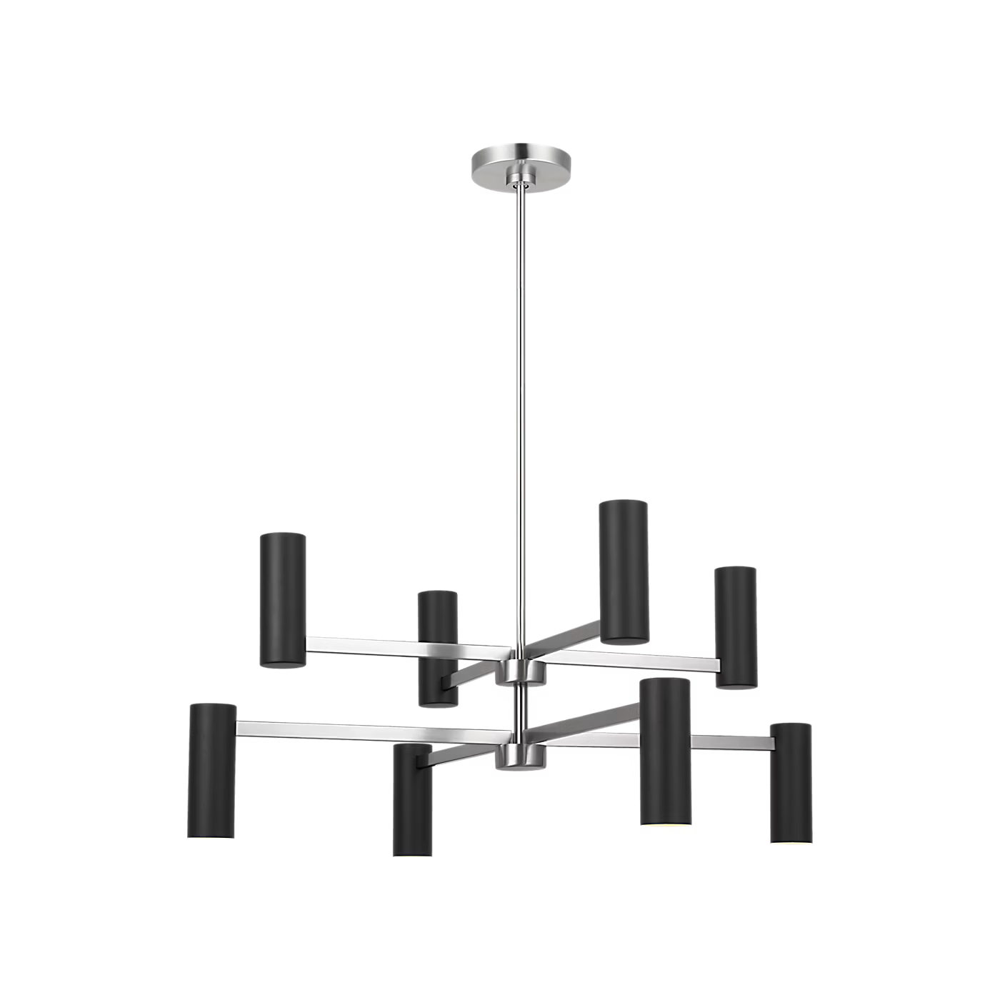 Zentro Eight Light Chandelier With LED Bulbs