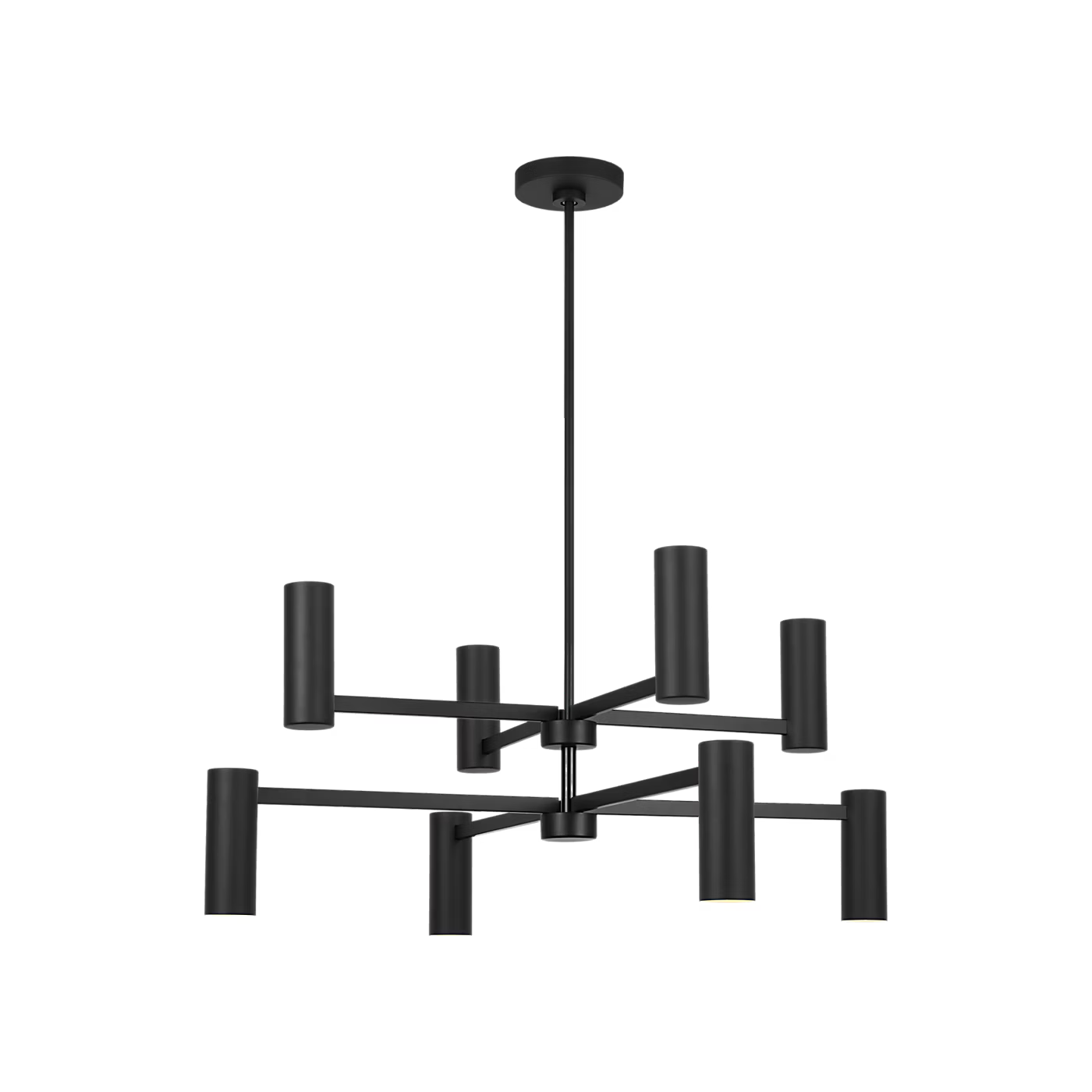 Zentro Eight Light Chandelier With LED Bulbs