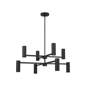Zentro Eight Light Chandelier With LED Bulbs