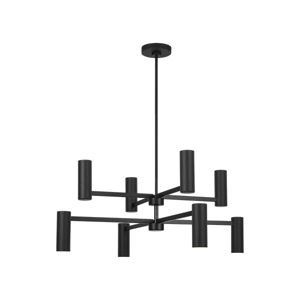 Zentro Eight Light Chandelier With LED Bulbs