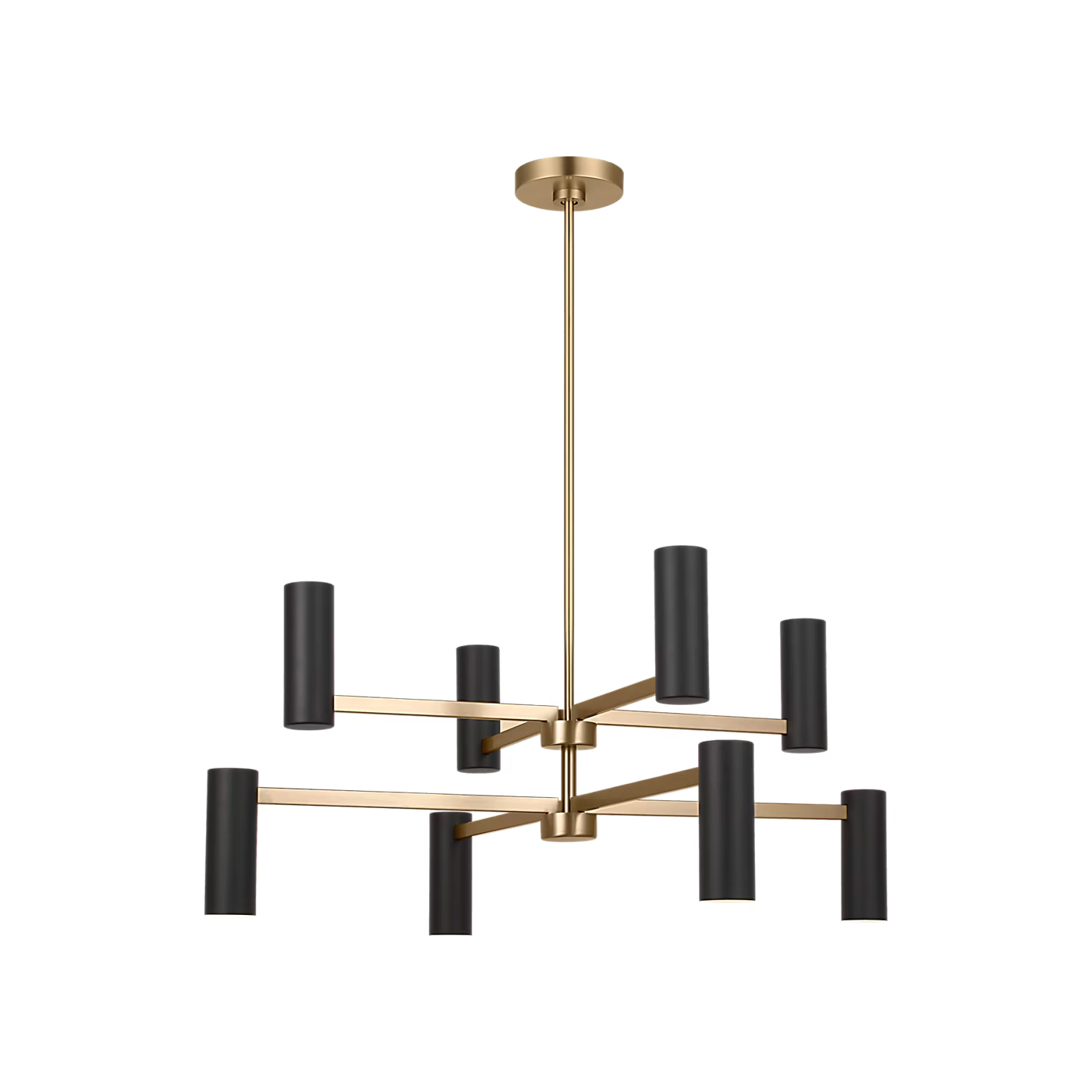 Zentro Eight Light Chandelier With LED Bulbs